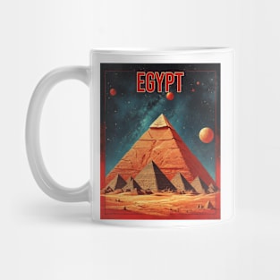 Pyramids of Giza Egypt Vintage Travel Tourism Mug